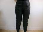 LADIES LEATHER motocycle trousers Black leather....